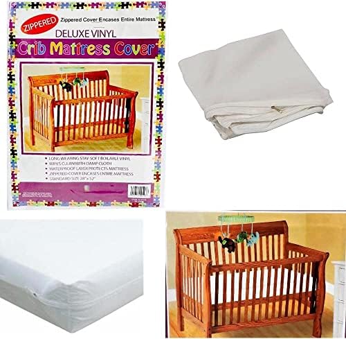 Bistras Deluxe Waterproof Crib Mattress Cover 28x52