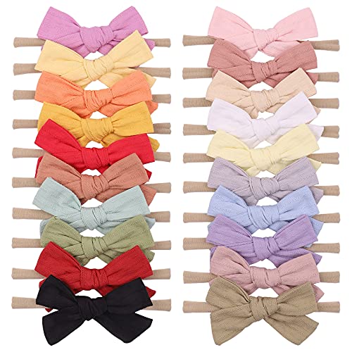 Jollybows 20pcs Baby Girls Headbands Mini Alligator Clips
