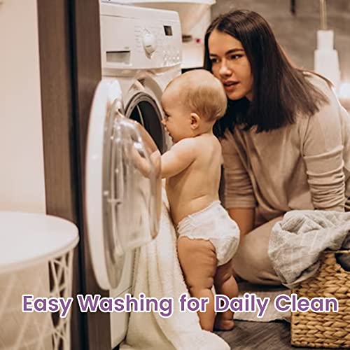 Viviland Baby Towels Set with 5 Washcloths 6 Pieces