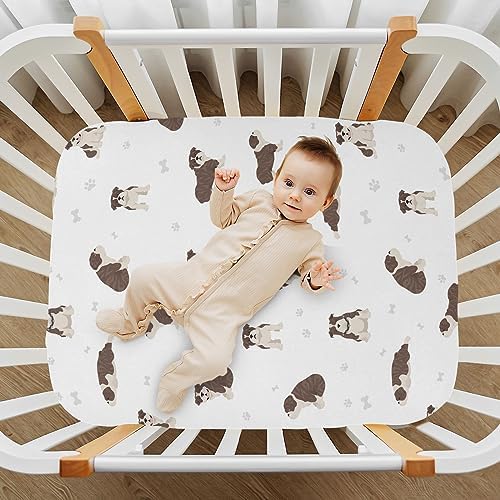 KICPOAY Fitted Crib Sheets for Baby Toddler