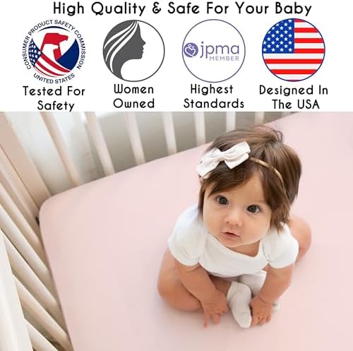 Sweet Jojo Designs Blush Pink Crib Sheet