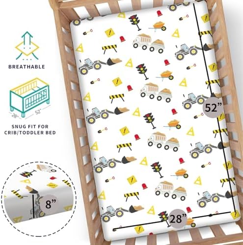 DengFengLai 4-Piece Crib Sheets Set with Novel Patterns