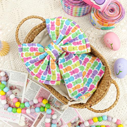 Easter Headband Bows for Baby Girls Pink Purple