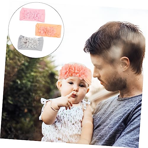Hemoton Floral Headbands for Baby Girls 3 Pack