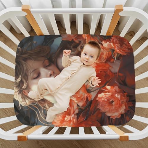 Wajiw Crib Sheets for Babies Soft Breathable Fitted