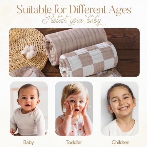 HardNok Ultra Soft Muslin Baby Towel Set 4-Piece