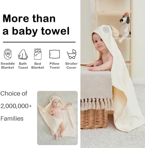 Viviland 2 Pack Hooded Baby Towels