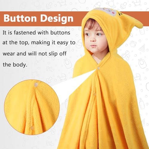 Vyndicca 2 Pack Hooded Towel for Babies
