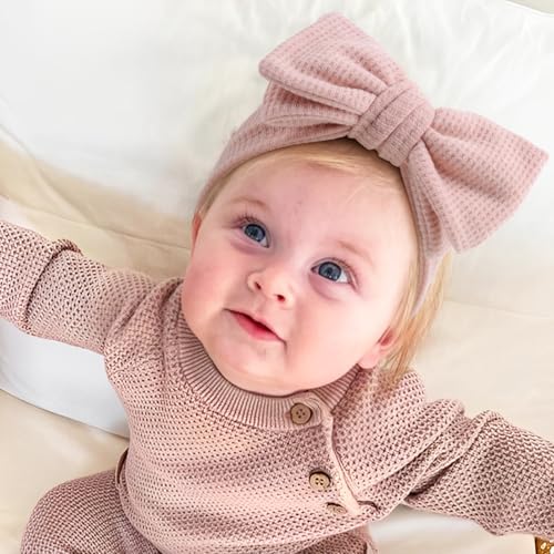 YanJie Stretchy Waffle Headbands for Baby Girls
