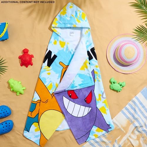 Pokemon Hooded Towel for Kids 6-14 Years