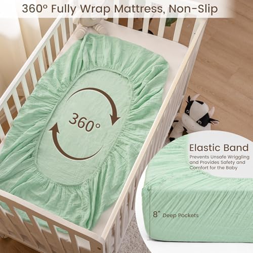 Davids Kids Muslin Crib Sheets 2 Pack