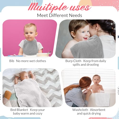 6 Pcs Hahafelt Baby Bath Towels Set