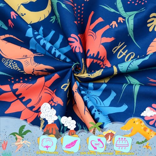 Cloele Dinosaur Crib Sheet for Boys - Navy 1