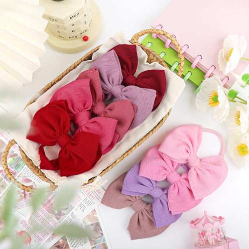 YanJie 24PCS Baby Girls Headbands 45 Super Soft Nylon Hair Wraps