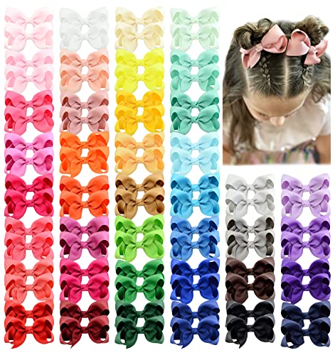 YLEN Hair Bows for Girls with Alligator Clips 120PCS