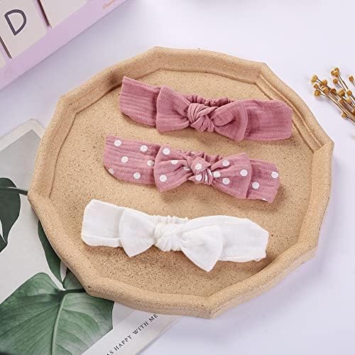 4PCS Baby Girls Headbands with Bows