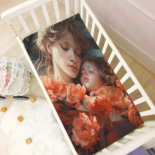 Wajiw Crib Sheets for Babies Soft Breathable Fitted