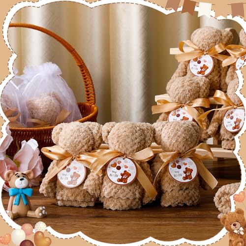 24 Baby Shower Favor Set with Bear Towels