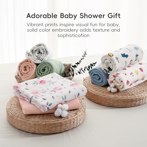 Ultra Soft Muslin Hooded Baby Towels 2 Pack Pink Floral