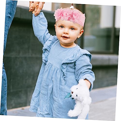 LIFKOME 3pcs Floral Bow Headband for Baby Girls 1