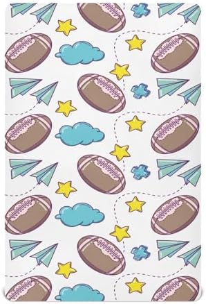 KICPOAY Cartoon Crib Sheets for Baby Toddler