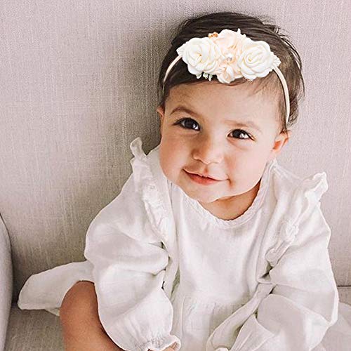 Baby Girl Flower Headband 6PCS Elastic Hairbands