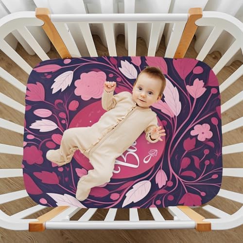 Wajiw Crib Sheets Soft Breathable Fitted 28x52In