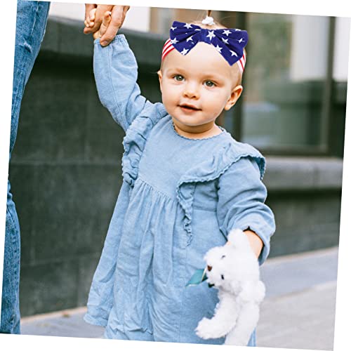3Pcs Flag Rabbit Ear Headbands for Newborns Kids