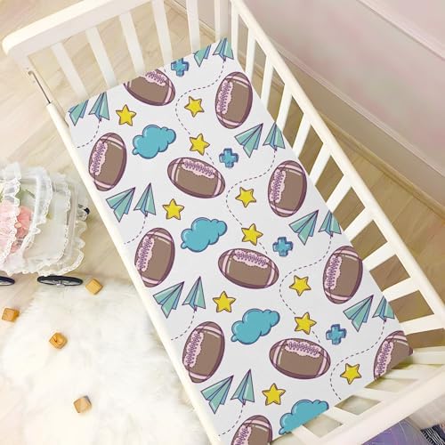 KICPOAY Cartoon Crib Sheets for Baby Toddler