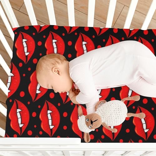 Qilmy Halloween Fitted Crib Sheet - Soft Breathable and Snug
