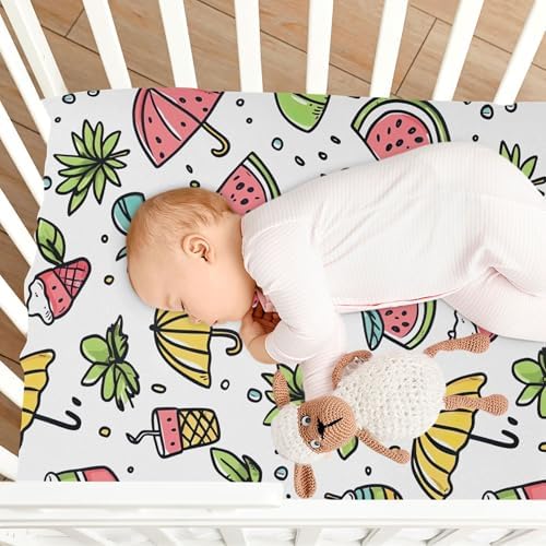 Qilmy Soft Breathable Crib Sheet for Baby