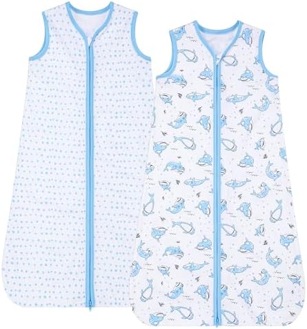 DaysU Cotton Sleep Sack with Two-Way Zipper for Newborn