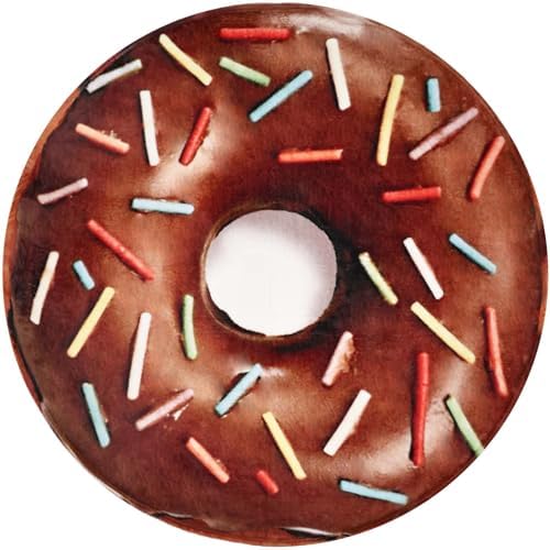 Bnuitland Brown Donut Blanket 300GSM Double-Sided Soft Flannel Throw Blanket