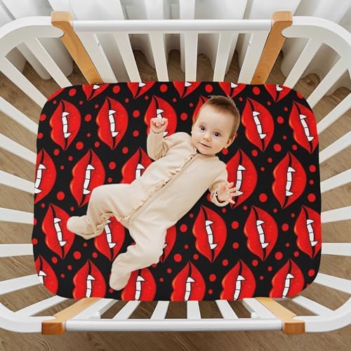 Qilmy Halloween Fitted Crib Sheet - Soft Breathable and Snug