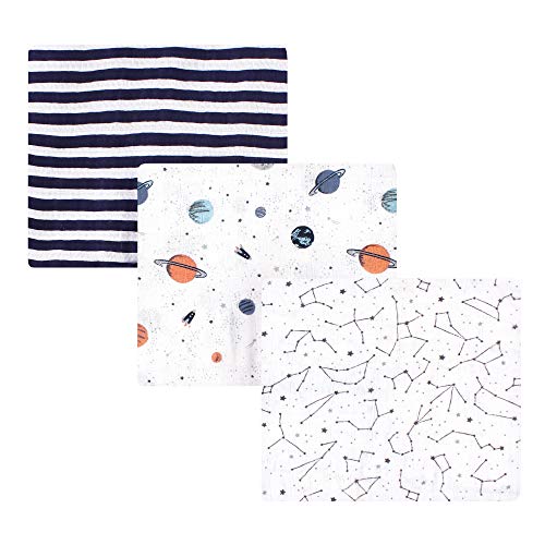 Hudson Baby 3-Pack Muslin Swaddle Blankets for Newborns