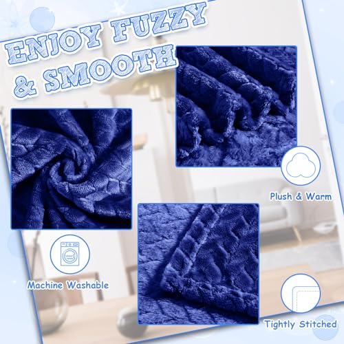 Chumia 4 Pcs Flannel Baby Blanket Set