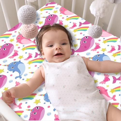 Ice Cream Unicorn Crib Sheet Set 4 Pack 1
