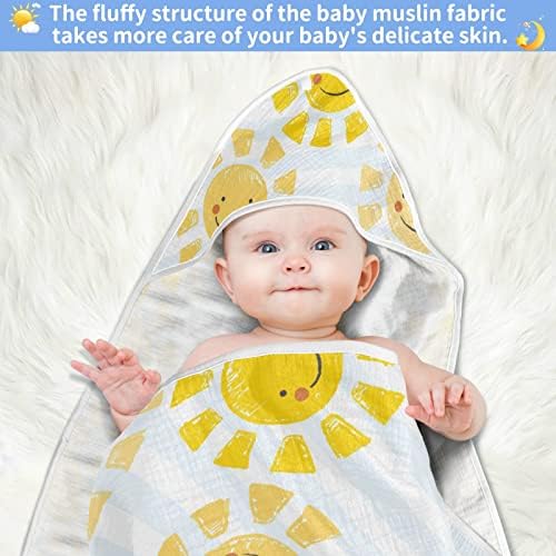 Kigai Cute Sunshine Baby Towel 30x30 Inch