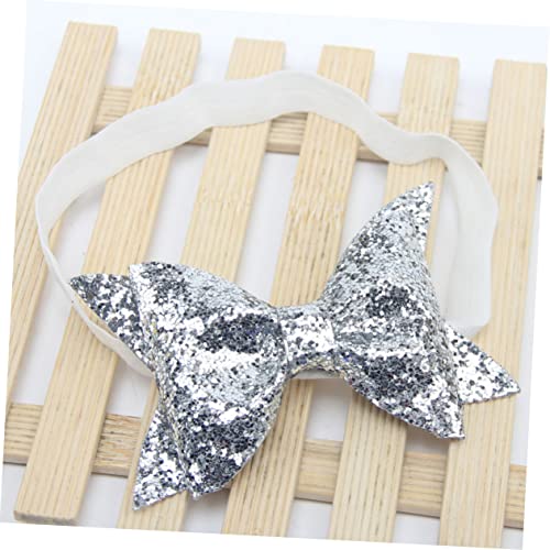 VICASKY Bowknot Sequin Hair Band for Baby Girls and Boys 1