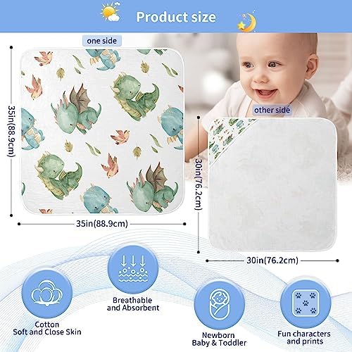 Kigai Cute Dragon Muslin Hooded Baby Towel 1