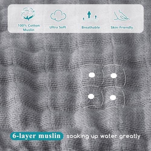 PHF 2 Pack Hooded Baby Towels for Newborn Infant Toddler
