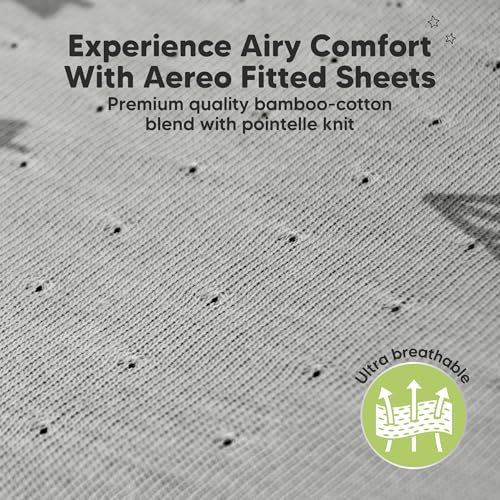 KeaBabies 2-Pack Fitted Crib Sheets - Glacier
