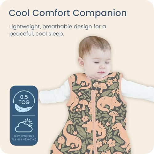 TOTBASIC Baby Sleep Sack 0-6 Months 2-Pack