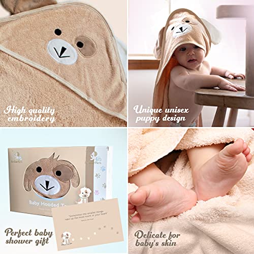 Premium Baby Towels with Hood - Brown