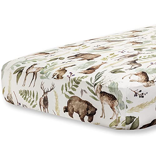 Pobibaby Premium Single Fitted Crib Sheet for Baby Boy