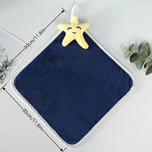 4-Piece Baby Soft Plush Towel Set with Cartoon Animals