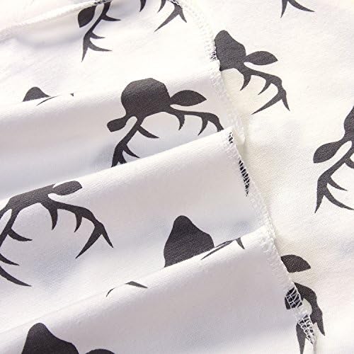 IWOKA Soft Deer Print Swaddle Blanket with Hat