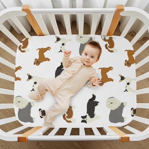 Soft Stretchy Crib Sheets for Baby Toddler Playard