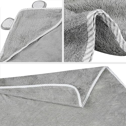 San Francisco Baby Hooded Towels - Grey