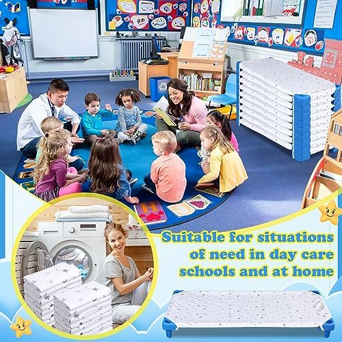 20 Pcs Daycare Cot Bed Sheets Star Moon Style